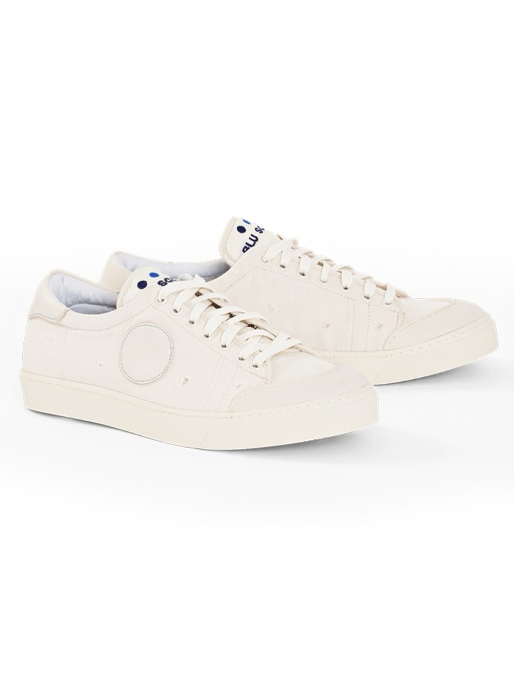 Blu Scarpa Le Crema Canvas Tennis Sneakers